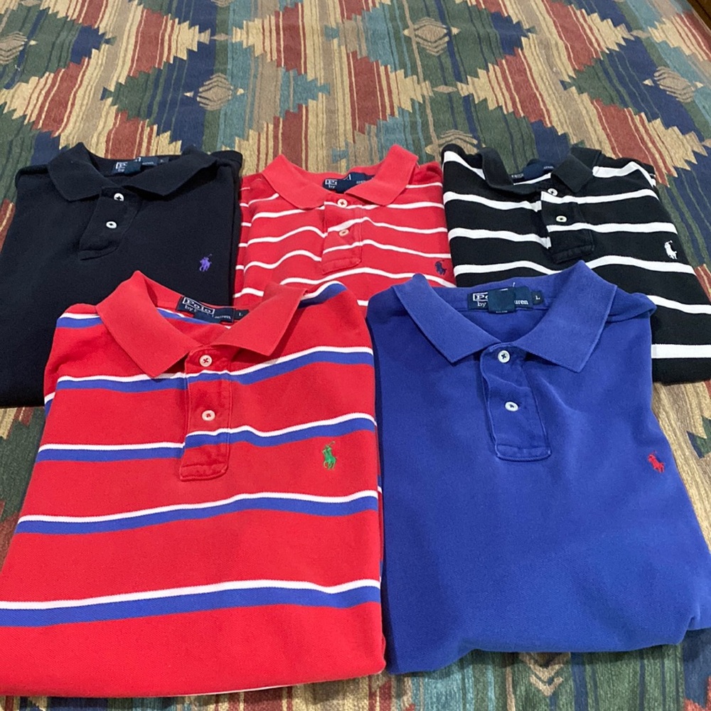 Polo by Ralph Lauren Mens Size Large polo shirts